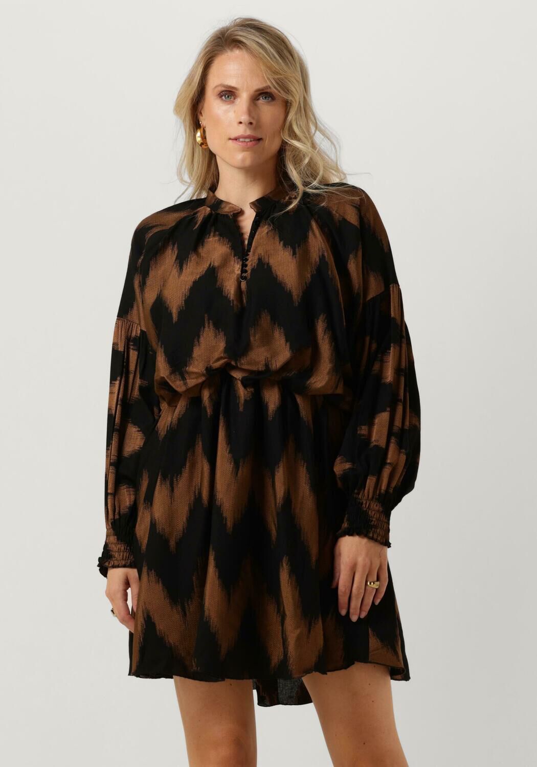 Amaya Amsterdam Mini Jurk Dames Emely, Maat: XS, Kleur: Zwart