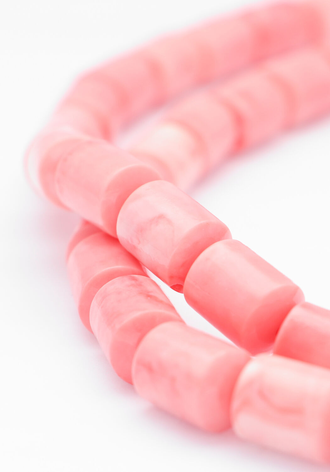 Roze BONNIE STUDIOS Sieraad PHIL LONG PINK NECKLACE - large