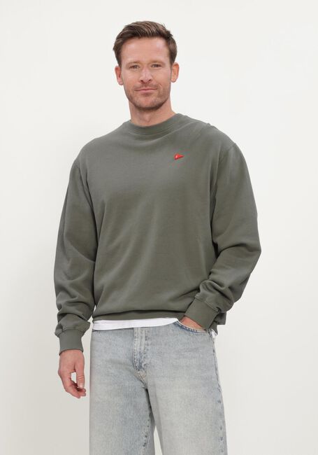 Olijf FOR&Eacute;T Trui FLAG SWEATSHIRT - large