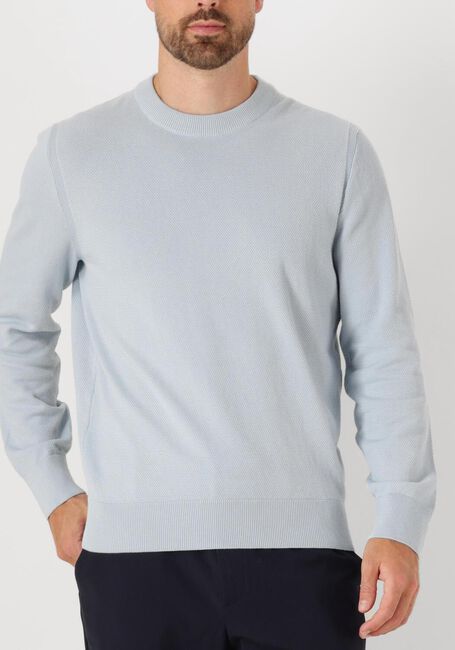 Lichtblauwe BOSS BLACK Trui ECAIO-P - large