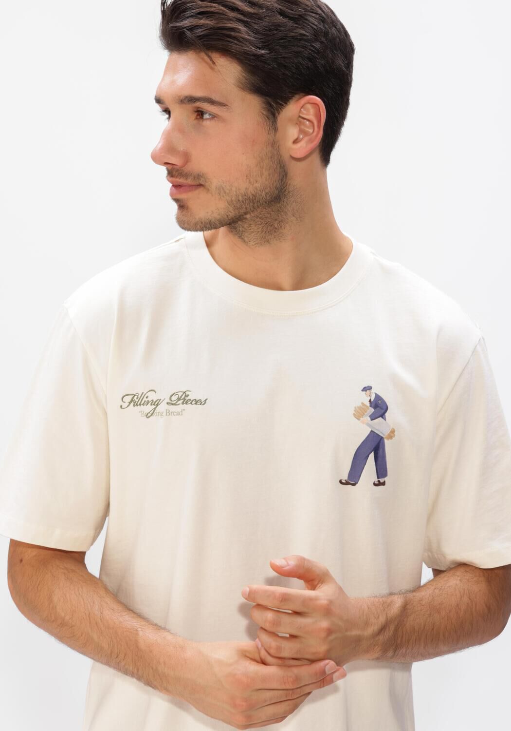 Ecru FILLING PIECES T-shirt T-SHIRT BAKERY - large