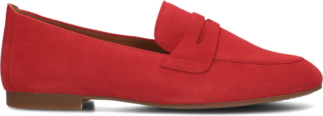 Gabor Loafers
Dames 213, Maat: 38,5, Materiaal: Suède, Kleur: Rood