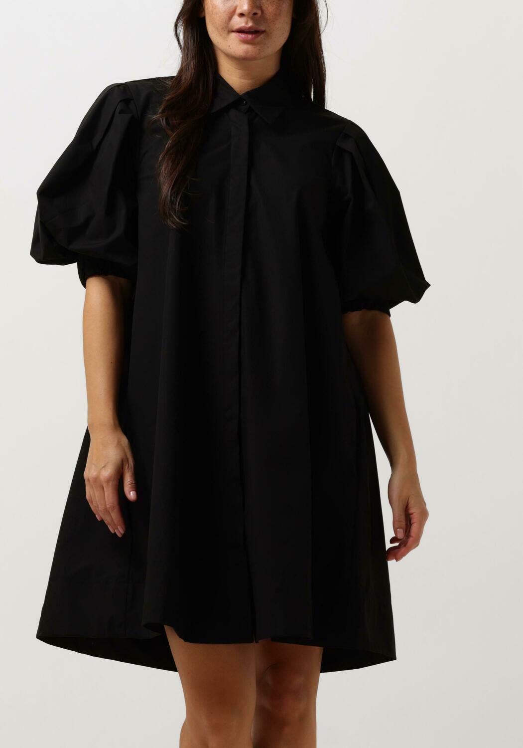 zwarte notre v mini jurk nv davy dress