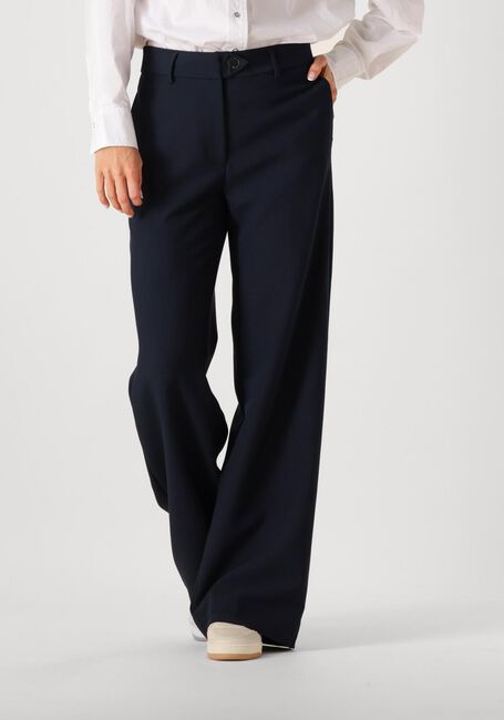 Donkerblauwe CO'COUTURE Pantalon VOLA LONG WIDE PANT - large