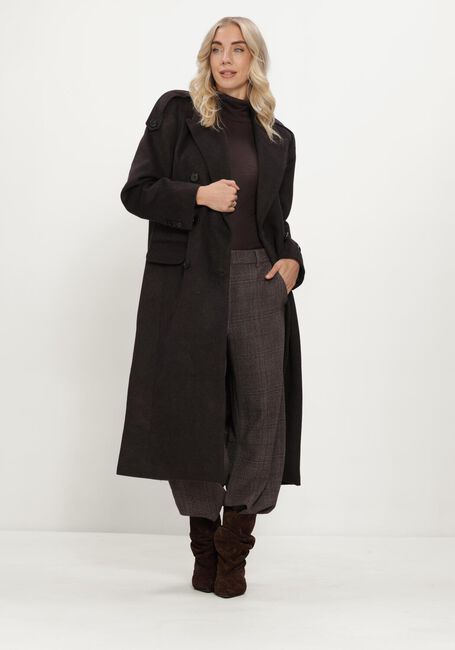 Bruine HAUTE L'AMITI&Eacute; Mantel LIDA TAILOR WOOL COAT - large