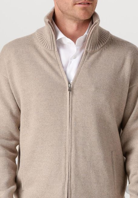 Beige GRAN SASSO Trui JACKET ZIP RELAXED FIT - large