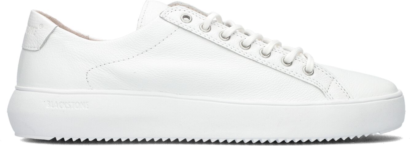 Blackstone Lage Sneakers Heren Morgan Low, Maat: 46, Materiaal: Leer, Kleur: Wit