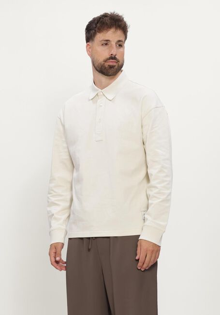 Ecru AMI PARIS Polo POLO WITH HERITAGE AMI PARIS LABEL - large
