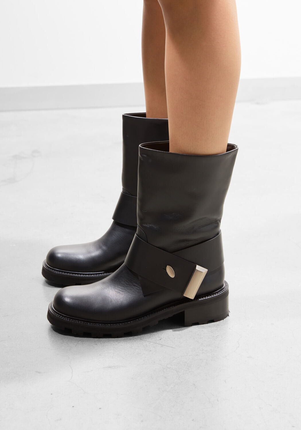 Zwarte ROBERTO FESTA Biker boots EMELIN - medium