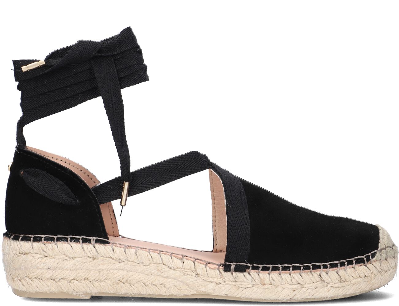 Fred de la Bretoniere Espadrilles
Dames 152010257, Maat: 38, Materiaal: Suède, Kleur: Zwart
