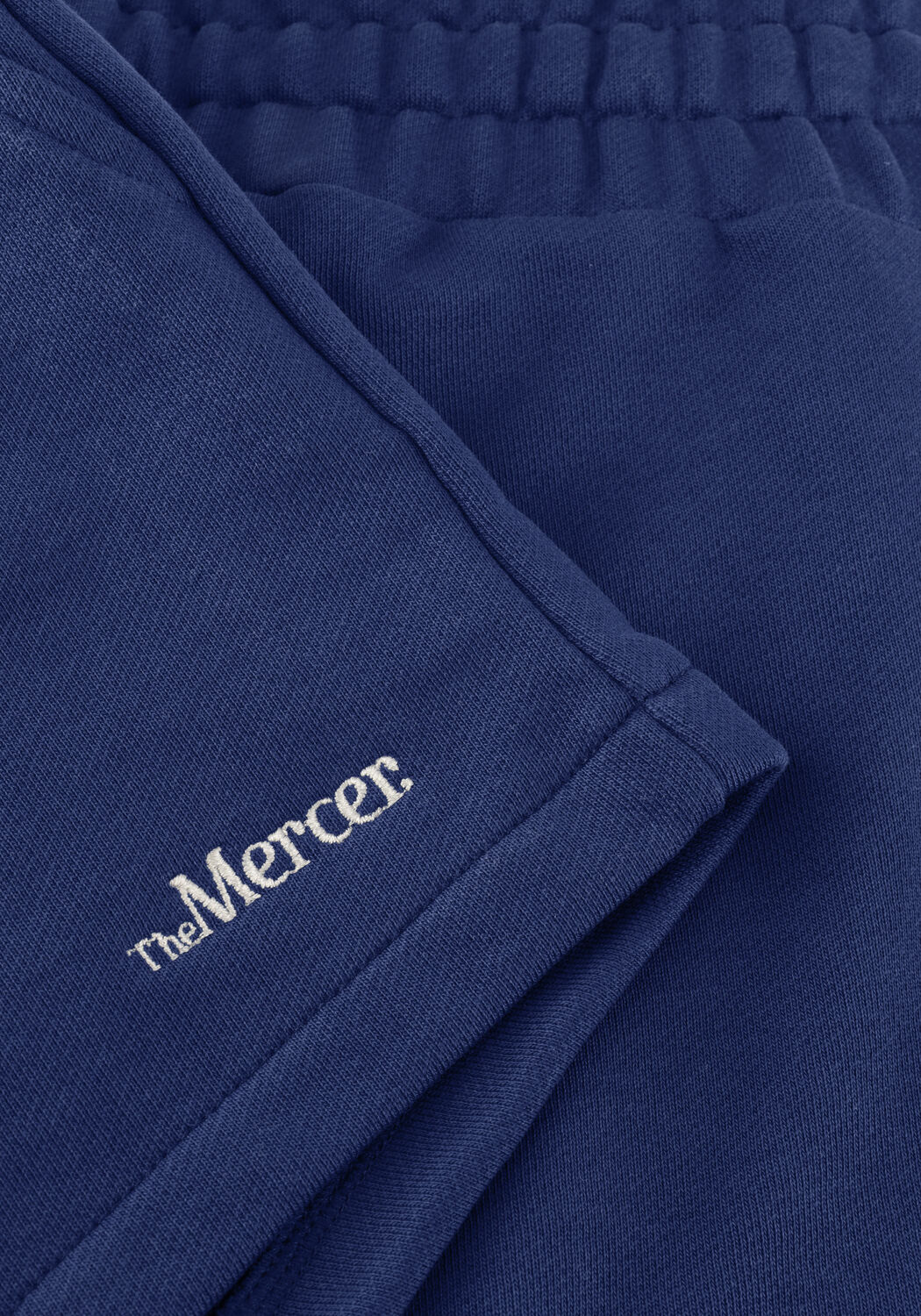 Donkerblauwe MERCER AMSTERDAM Korte broek THE MERCER SWEAT SHORT W - large