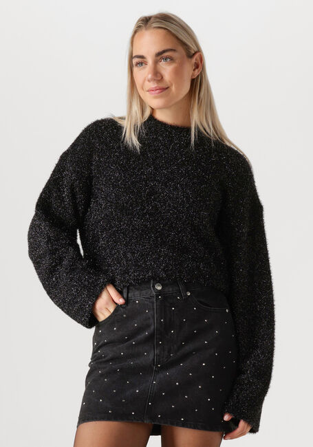 Zwarte SECOND FEMALE Trui LAMILLA KNIT O-NECK - large