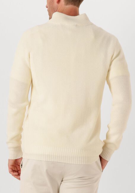 Ecru GRAN SASSO Trui MOCK ZIP - large