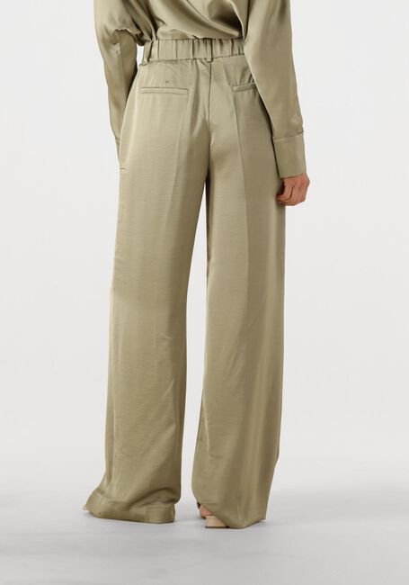 Khaki DANTE6 Lange broeken JULES SATIN SMART PANTS - large
