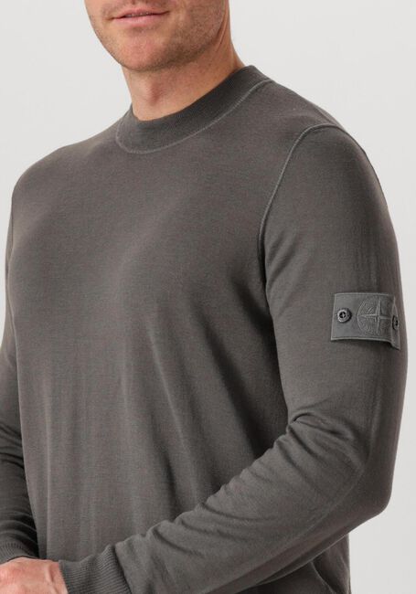 Donkergrijze STONE ISLAND Trui CREW NECK - large