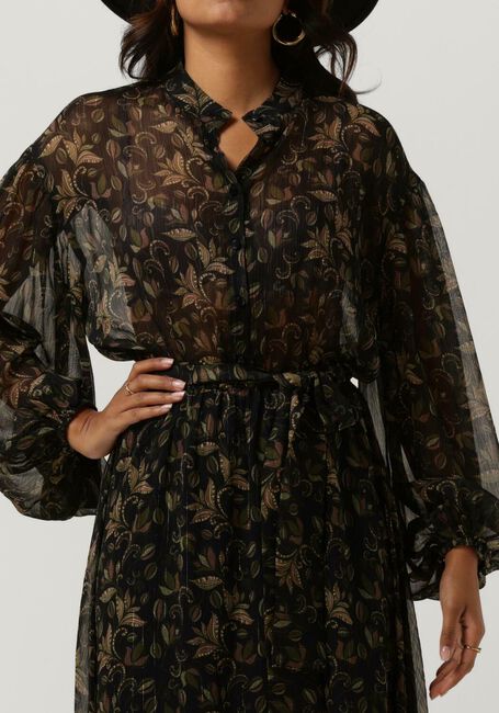 Groene ACCESS Midi jurk W2-3326-743 - large