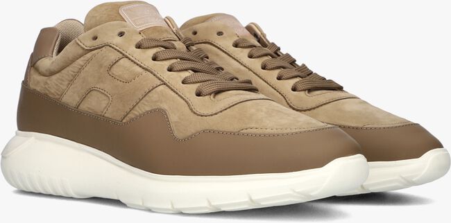 Camel HOGAN Lage sneakers INTERACTIVE3 ALLACCIATO PELLE Camel HOGAN Lage sneakers INTERACTIVE3 ALLACCIATO PELLE - large