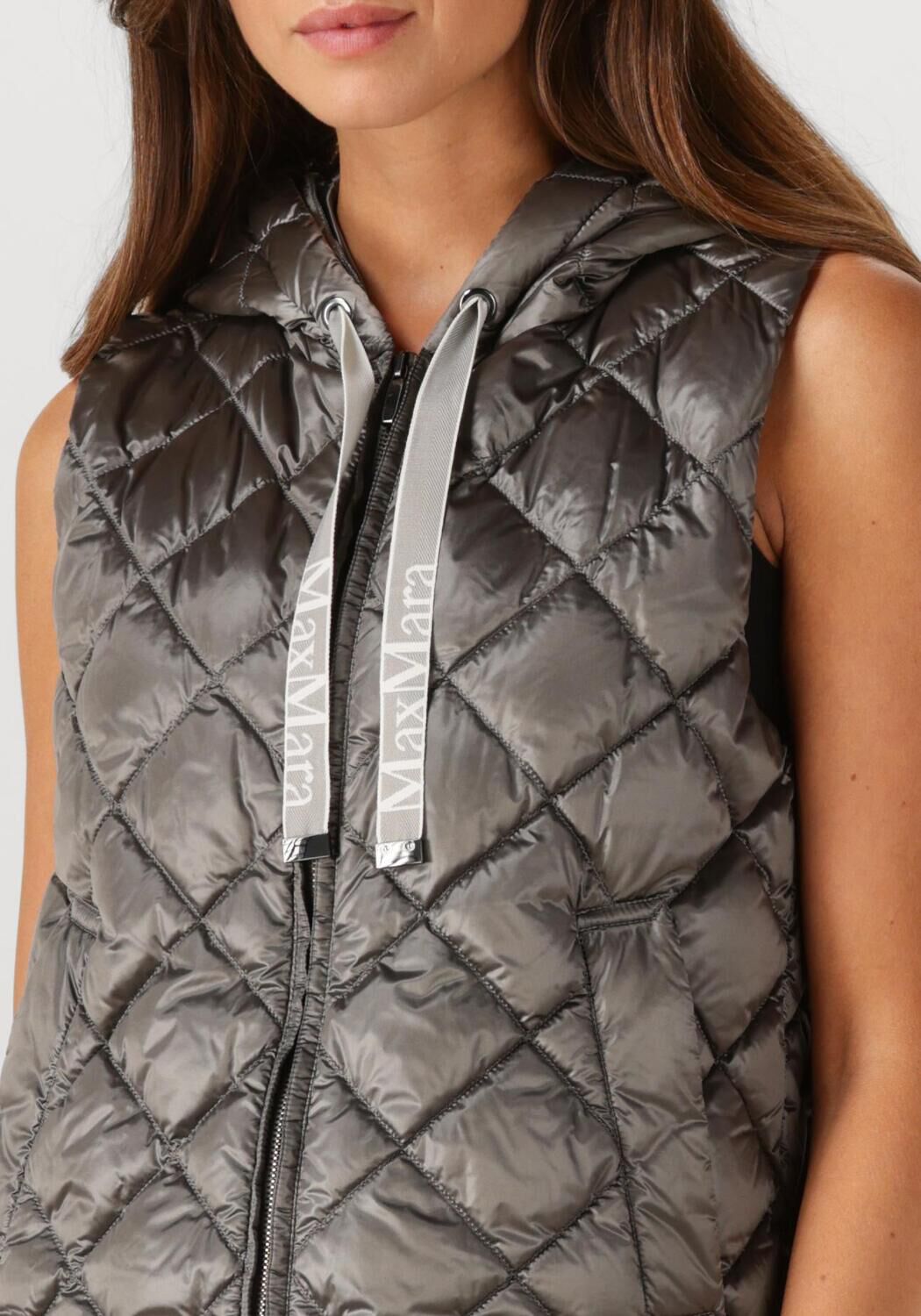 Donkergrijze MAX MARA Bodywarmer SPACEGI - large