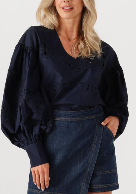 Donkerblauwe IBANA Blouses TORIN - large