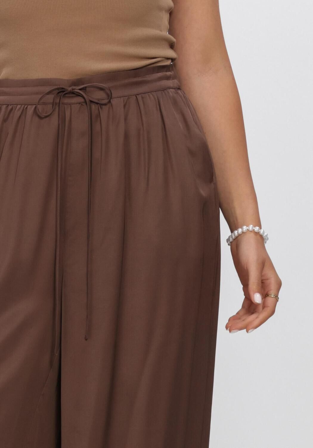 Bruine SECOND FEMALE Broeken LINELL TROUSERS - large