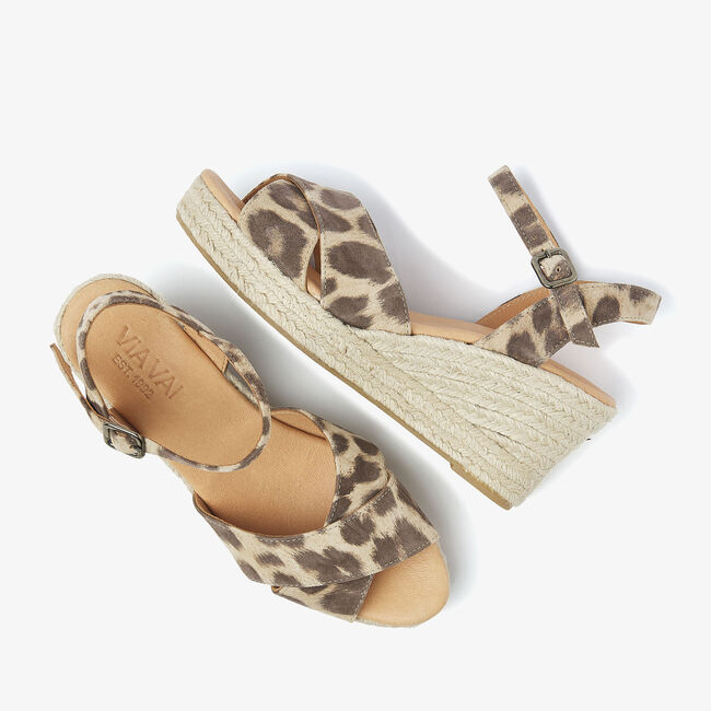 Bruine VIA VAI Sandalen met hak LUISA TIANA - large