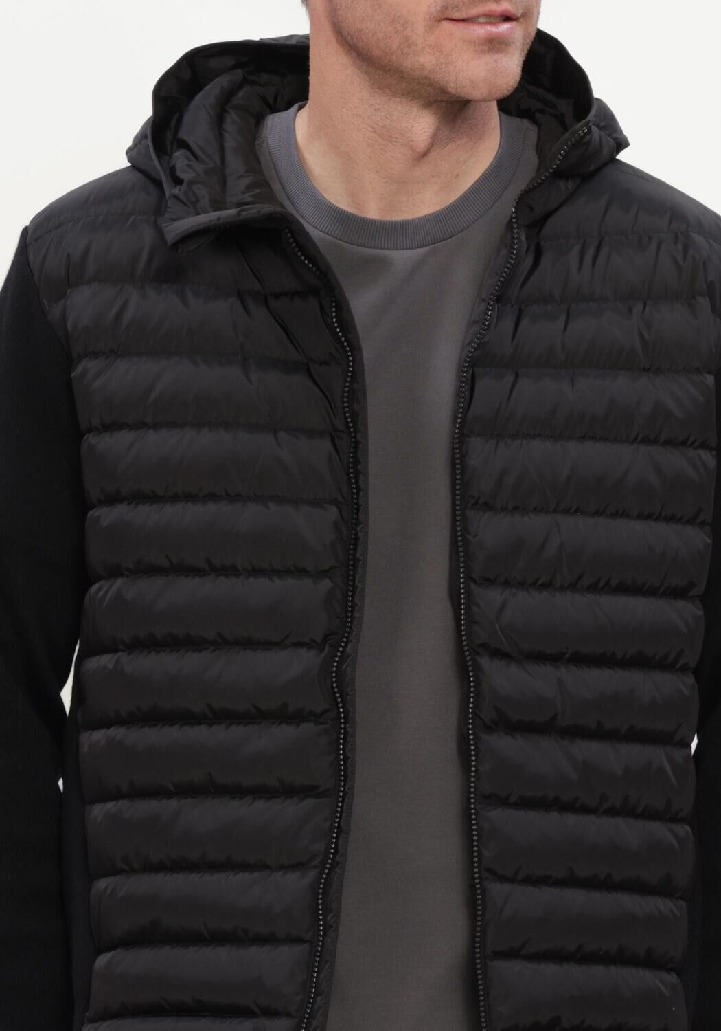 Zwarte CANADA GOOSE Jack HYBRIDGE FLAVIO HOODY-BD - large