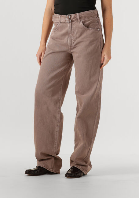 Taupe AGOLDE Wide jeans CUFFED TAPER IN CERAMIC - large