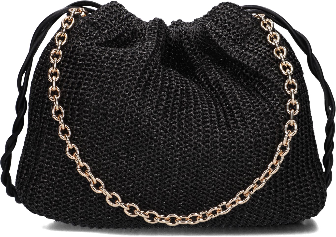 Unisa Schoudertas
Dames Zelara, Materiaal: Raffia, Kleur: Zwart afbeelding 1