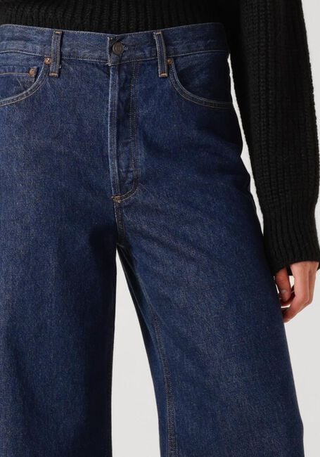 Donkerblauwe AGOLDE Wide jeans DAME JEAN NO CUFF IN FOXLEY - large