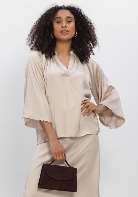 Beige BRUUNS BAZAAR Blouses WECKIABBWINNY BLOUSE - large
