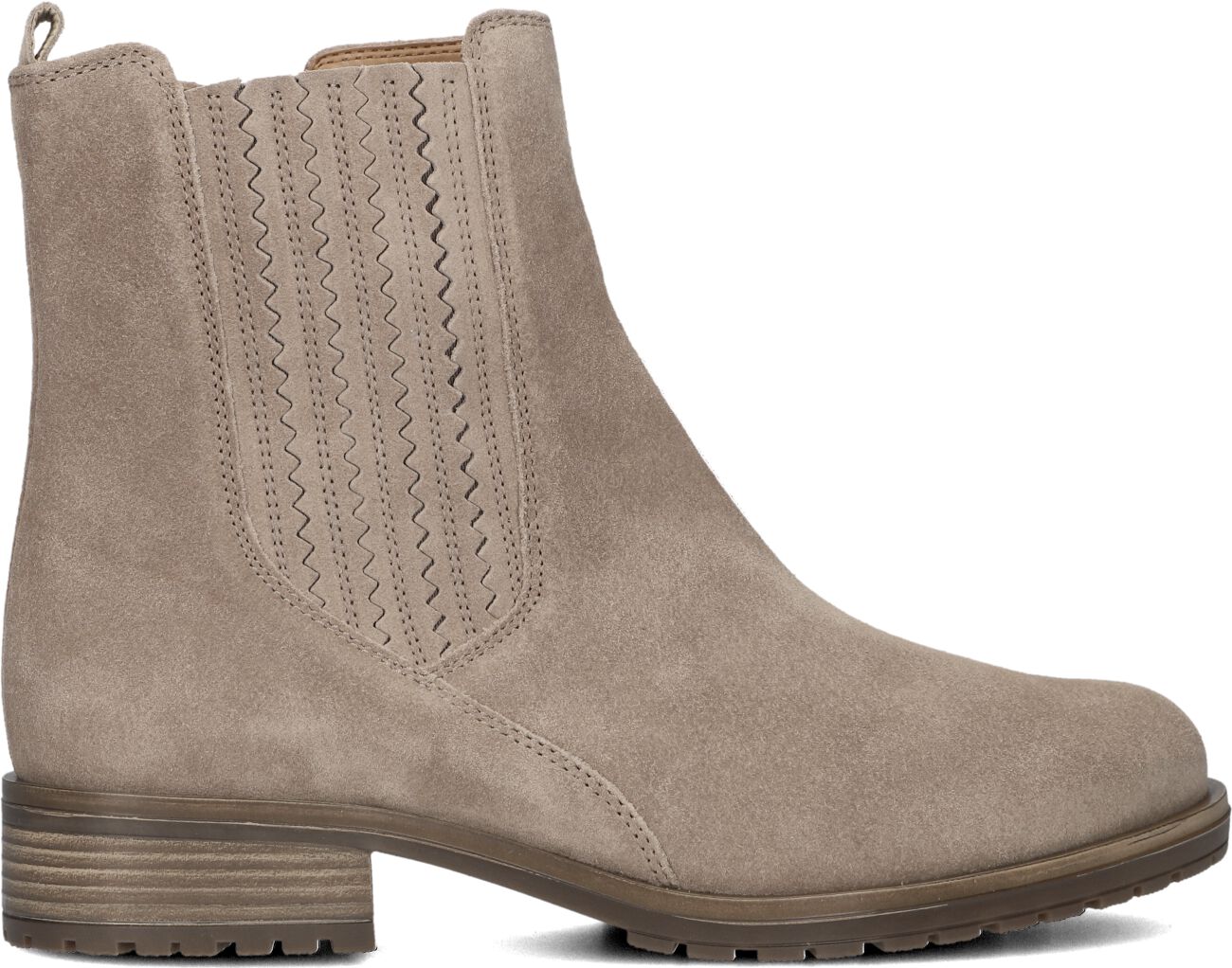 Gabor Enkellaarsjes
Dames 022, Maat: 42, Materiaal: Suède, Kleur: Beige