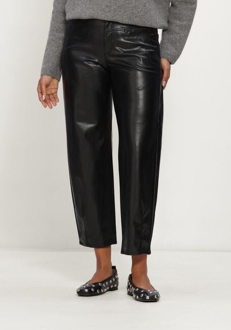 Zwarte CAMBIO Broeken ELIN VEGAN NAPPA LEATHERSTRETCH - large