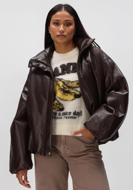 Bruine ANINE BING  CYRUS JACKET DEEP BROWN - large