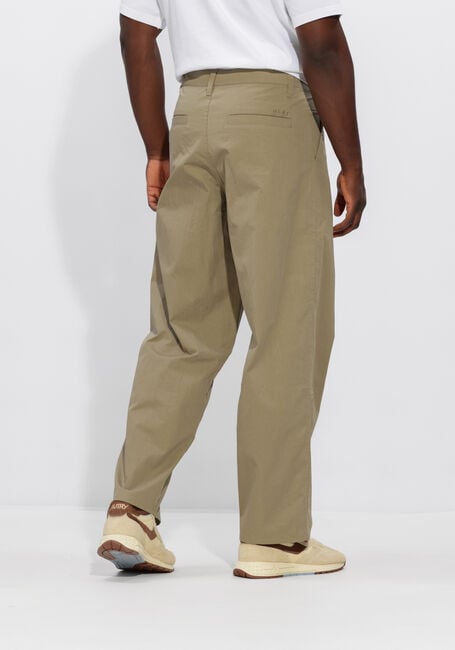 Khaki OLAF HUSSEIN Wijde broek BARREL LEG PANT - large