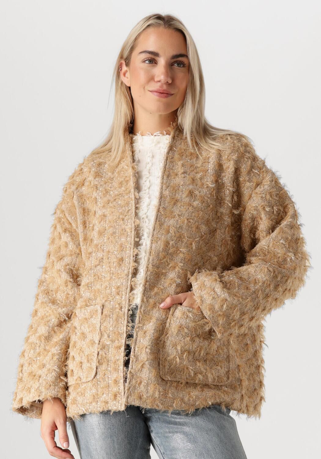 Amaya Amsterdam Vest Dames Ginny, Maat: M, Kleur: Beige