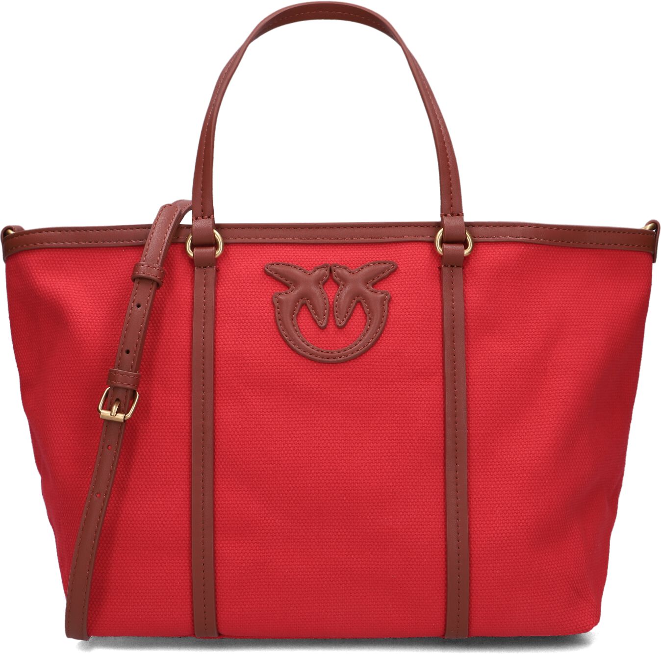 Pinko Shopper
Dames Miranda Shopper Classic, Materiaal: Textiel, Kleur: Rood afbeelding 1