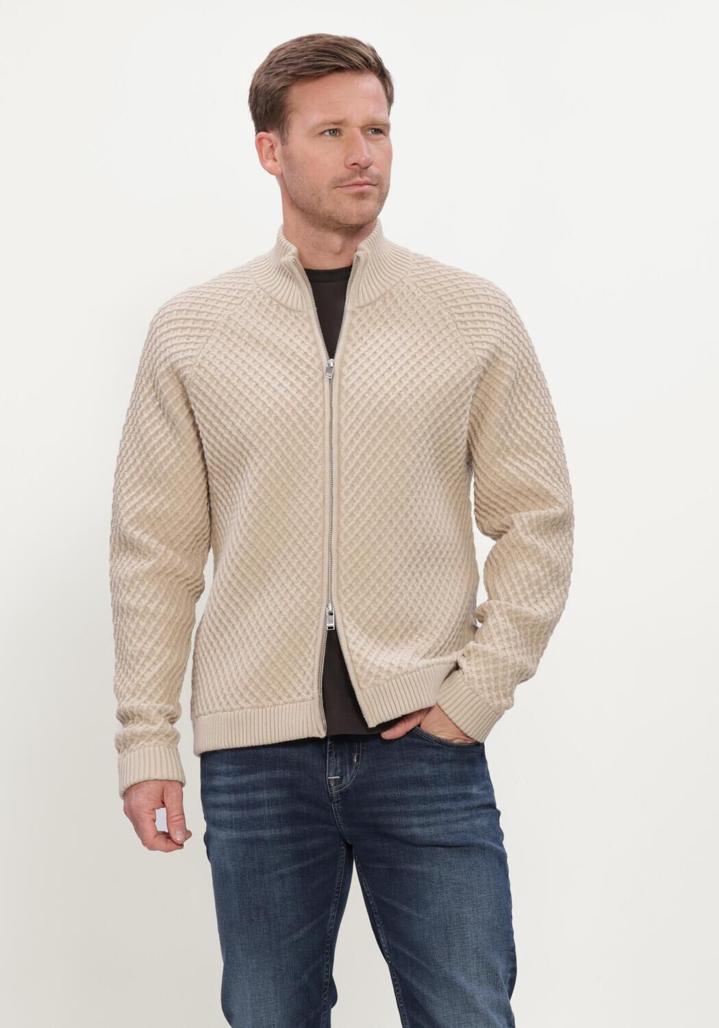 Beige DRYKORN Vest KERAO - large