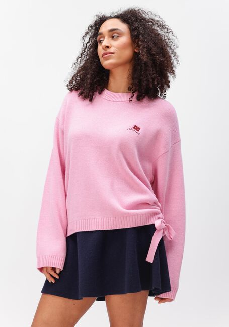 Roze GANNI Truien/vesten FUTURE WOOL KNIT CREWNECK - large