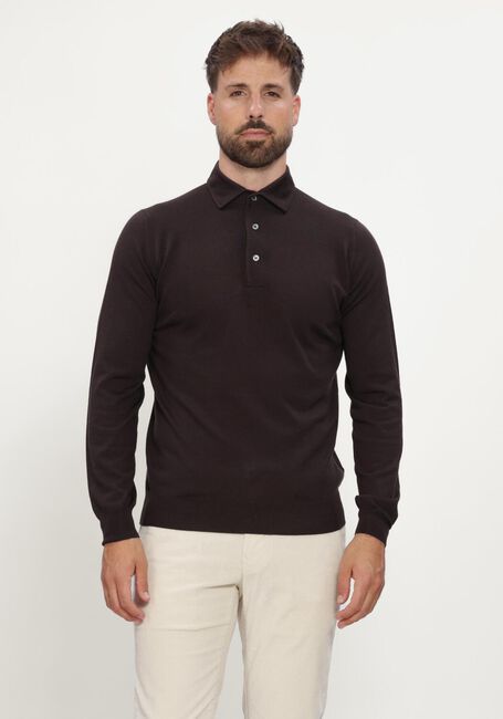 Bruine FILIPPO DE LAURENTIIS Polo POLO ML PARAMONTURA R.MERINO - large