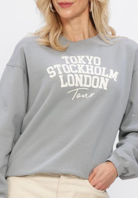 Grijze PENN & INK Sweater SWEATER PRINT - large