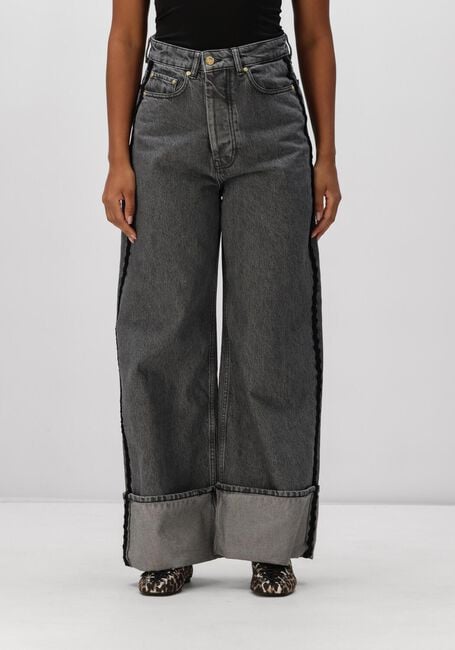 Donkerblauwe GANNI Jeans RIGID DENIM DOUBLE FLY BAGGY JEANS - large