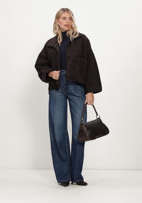 Bruine KNIT-TED Jassen JILL JACKET - large