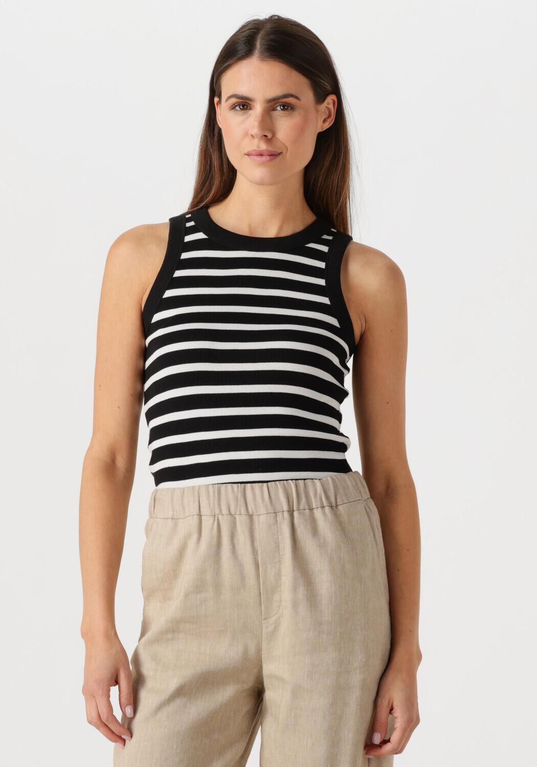 Drykorn Top Dames Olina, Maat: L, Kleur: Zwart