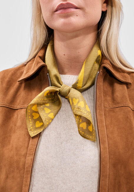 Khaki BONNIE STUDIOS Sjaal LOVE ME DO SCARF - large