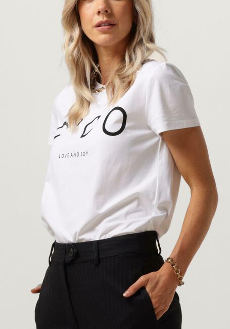 Witte CO'COUTURE T-shirt COCO SIGNATURE TEE - large