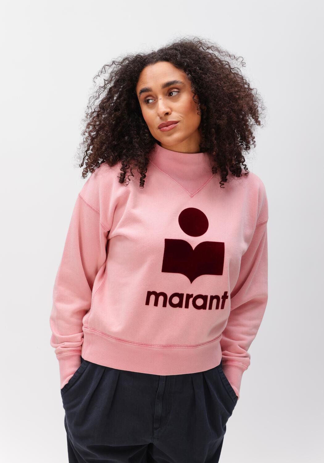 Roze ISABEL MARANT Sweater MOBY-GZ - large