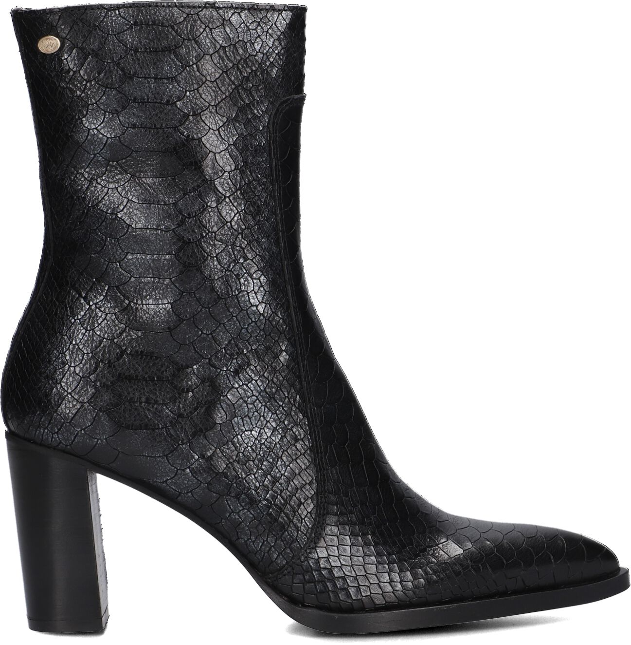 Fred de la Bretoniere Enkellaarsjes
Dames Paige Ankle Boot, Maat: 41, Materiaal: Leer, Kleur: Zwart
