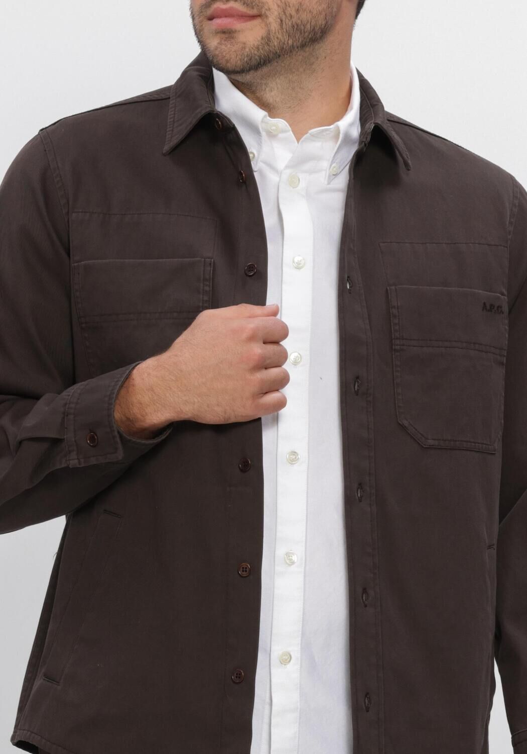 Bruine APC Overshirt VEST NOAH - large