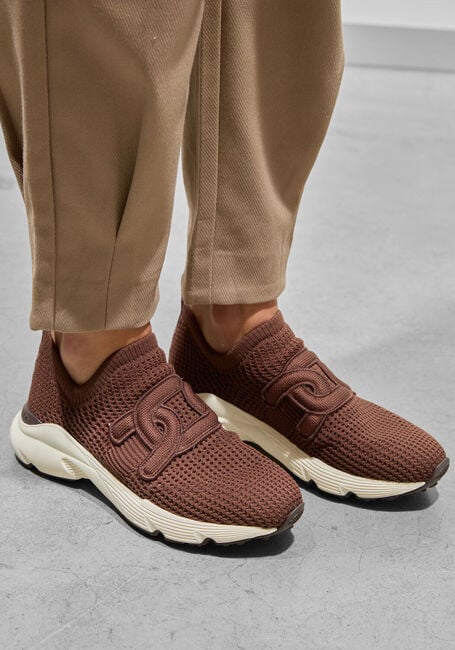 bruine tod's lage sneakers run