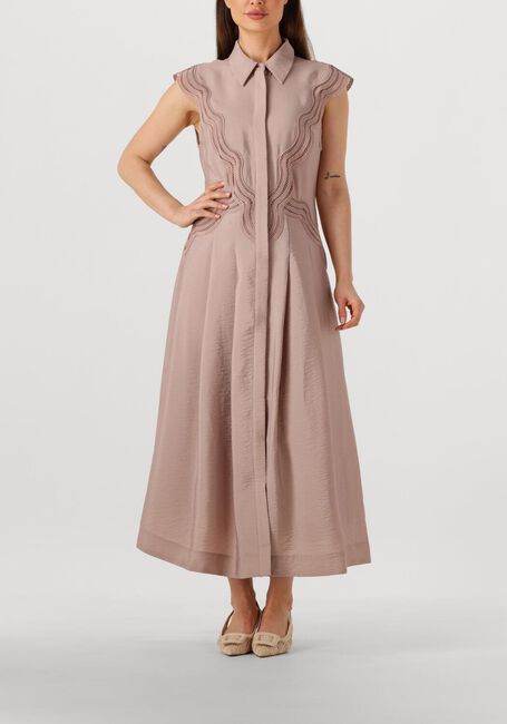 Roze COPENHAGEN MUSE Midi jurk COLE DRESS - large
